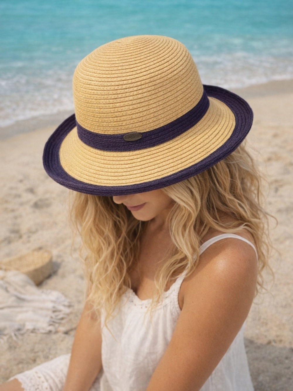 NWT OS Papillon summer hat